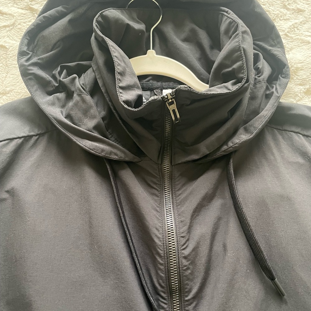 Adidas Performance Long Black Hooded Jacket - Picture 3 of 11